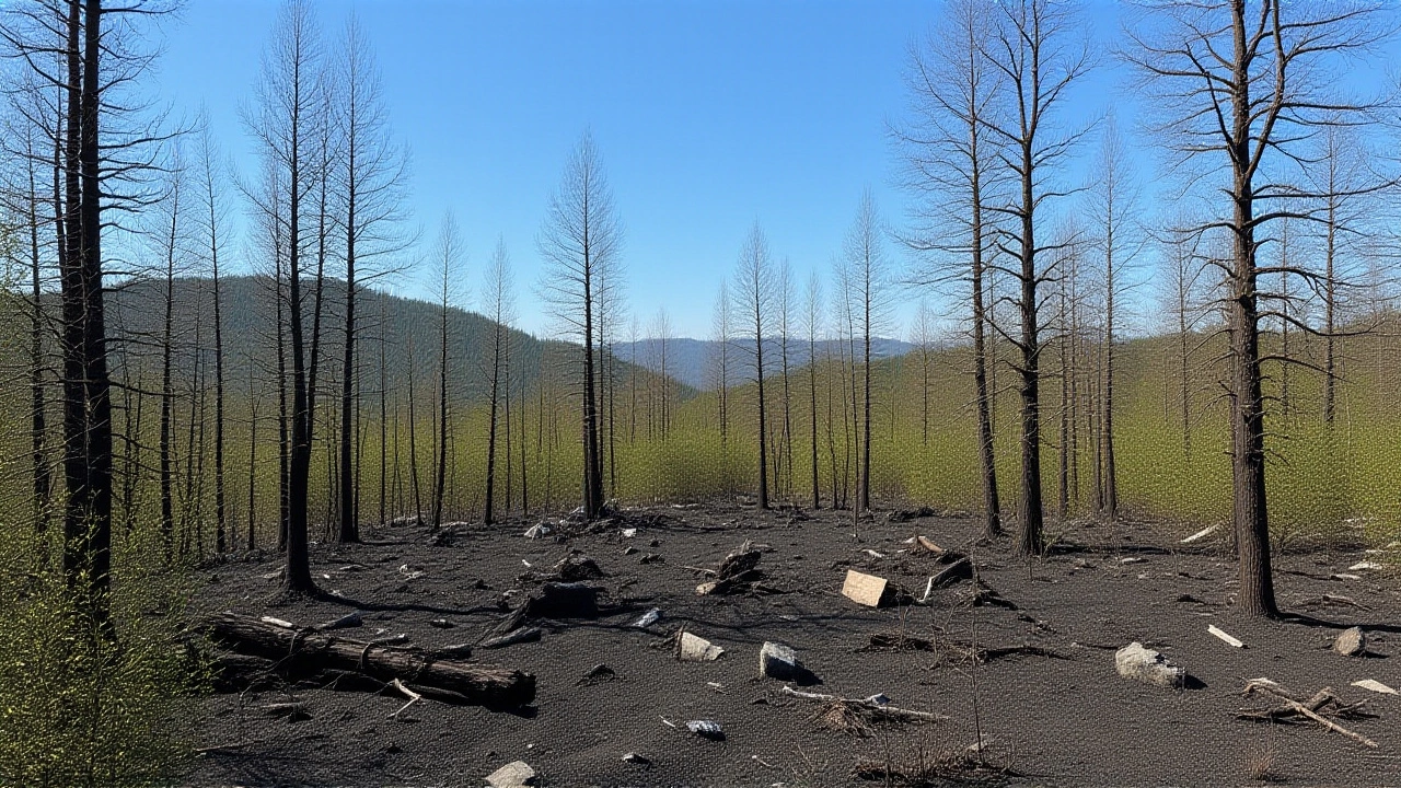 Sabotage Suspected in Chamundi Hills Fire: 50 Acres Burned, FIR Filed